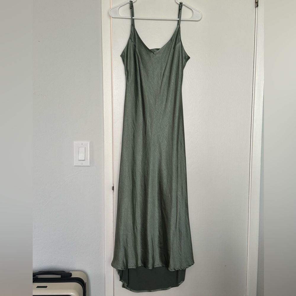 Jade Silk Dress